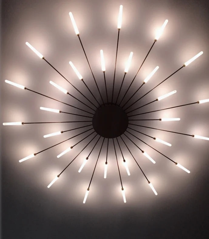 Bedroom Ceiling Light Fixtures Modern LED Ceiling Chandelier Light for Living Room Nordic Firework Dining Room Hall Ceiling Lamp