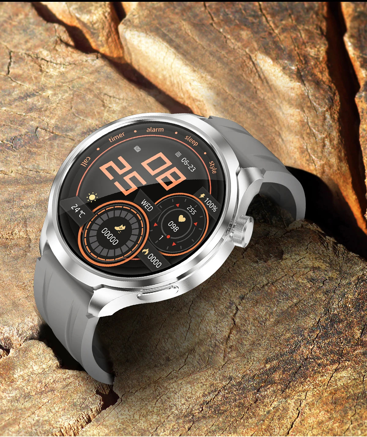 2025 New GPS Sports NFC Fashion Smartwatch Men's 1.85 "AMOLED Screen Heart Rate Blood Pressure Health Smart Watch For Huawei IOS