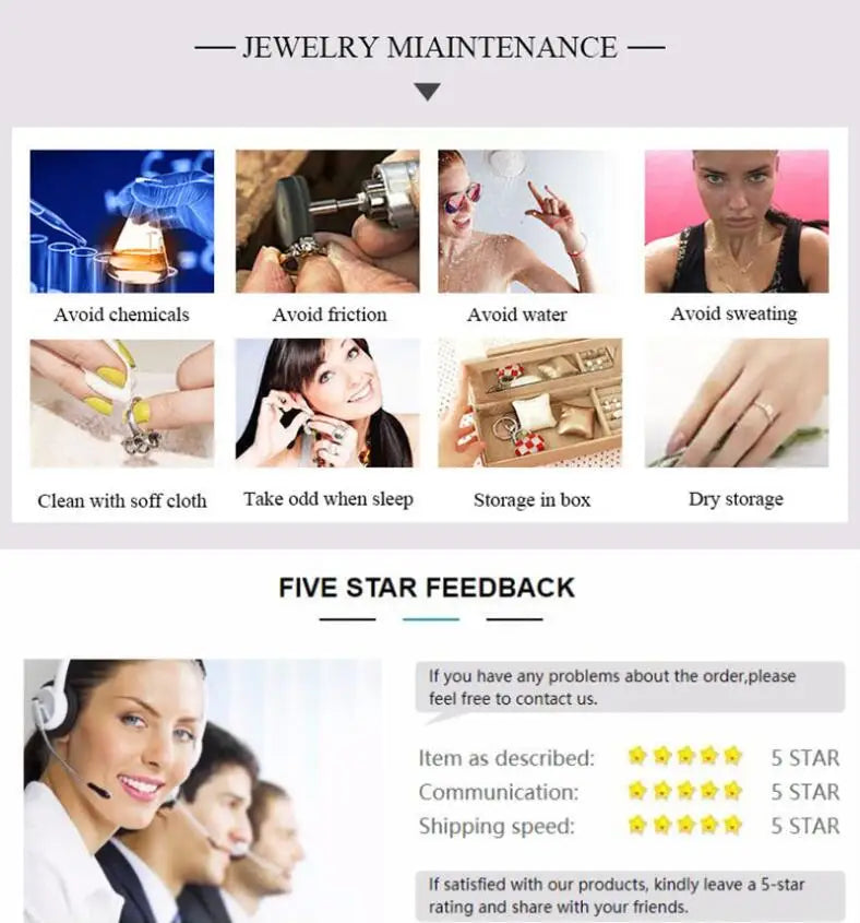 925 Sterling Silver Color Bridal Jewelry Set Classic Cubic Zircon Crystal Pendant Necklace Stud Earrings for Women Girls Gift
