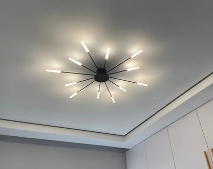 Bedroom Ceiling Light Fixtures Modern LED Ceiling Chandelier Light for Living Room Nordic Firework Dining Room Hall Ceiling Lamp