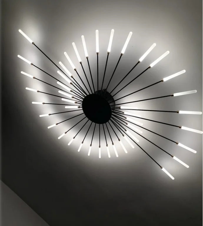 Bedroom Ceiling Light Fixtures Modern LED Ceiling Chandelier Light for Living Room Nordic Firework Dining Room Hall Ceiling Lamp