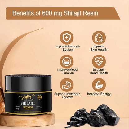 Original Himalayan Shilajit Resin,Natural Pure Shilajit Resin with Fulvic Acid,For Immune Health E jaculation,85+ Trace Mineral