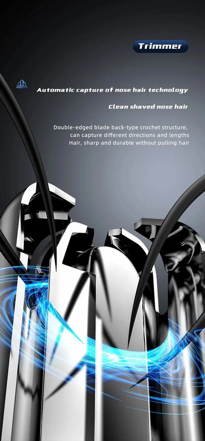 SHOP EASY™ Black Electric Nose and ear Hair Trimmer