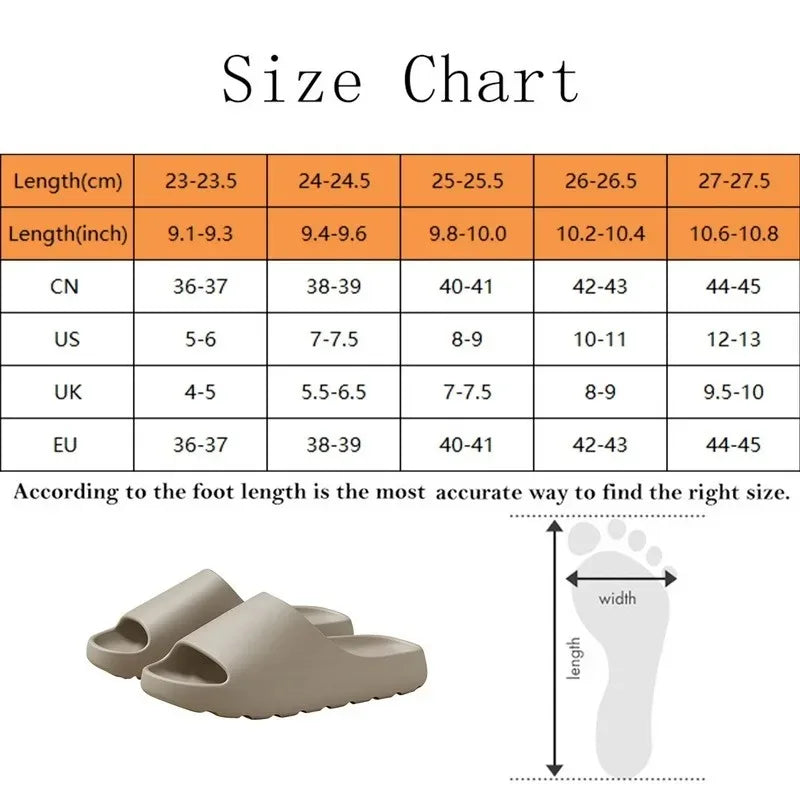 SHOP EASY™ Coconut Cloud Thick-soled  Soft Bottom Beach EVA slides
