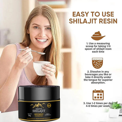Original Himalayan Shilajit Resin,Natural Pure Shilajit Resin with Fulvic Acid,For Immune Health E jaculation,85+ Trace Mineral