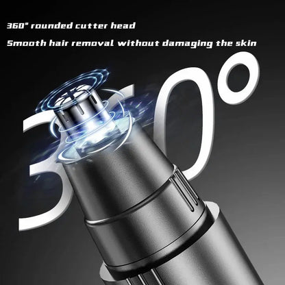 SHOP EASY™ Black Electric Nose and ear Hair Trimmer