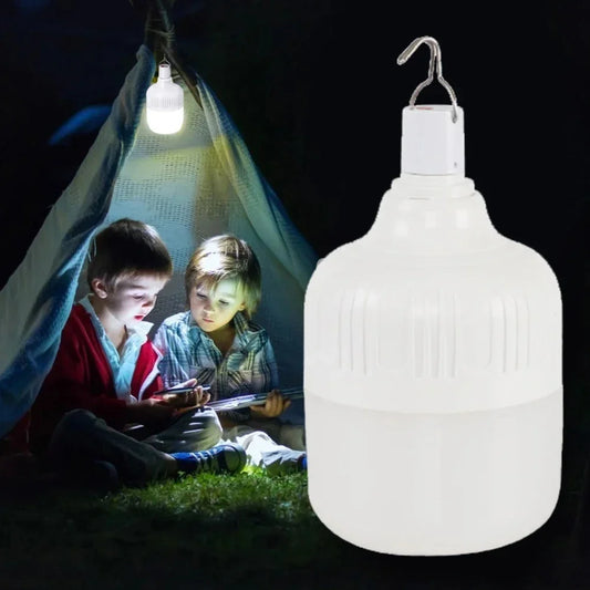 SHOP EASY™ Portable Rechargeable Dimmable LED Bulb Outdoor Tent Light