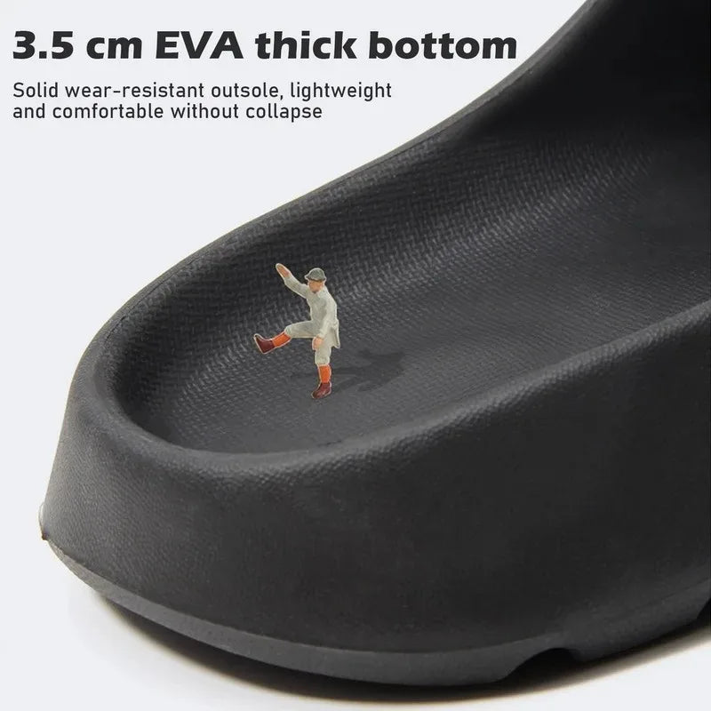 SHOP EASY™ Coconut Cloud Thick-soled  Soft Bottom Beach EVA slides