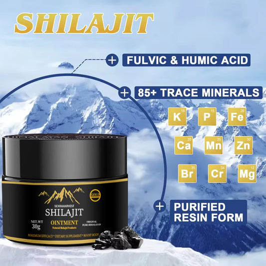 Original Himalayan Shilajit Resin,Natural Pure Shilajit Resin with Fulvic Acid,For Immune Health E jaculation,85+ Trace Mineral