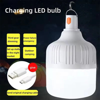 SHOP EASY™ Portable Rechargeable Dimmable LED Bulb Outdoor Tent Light