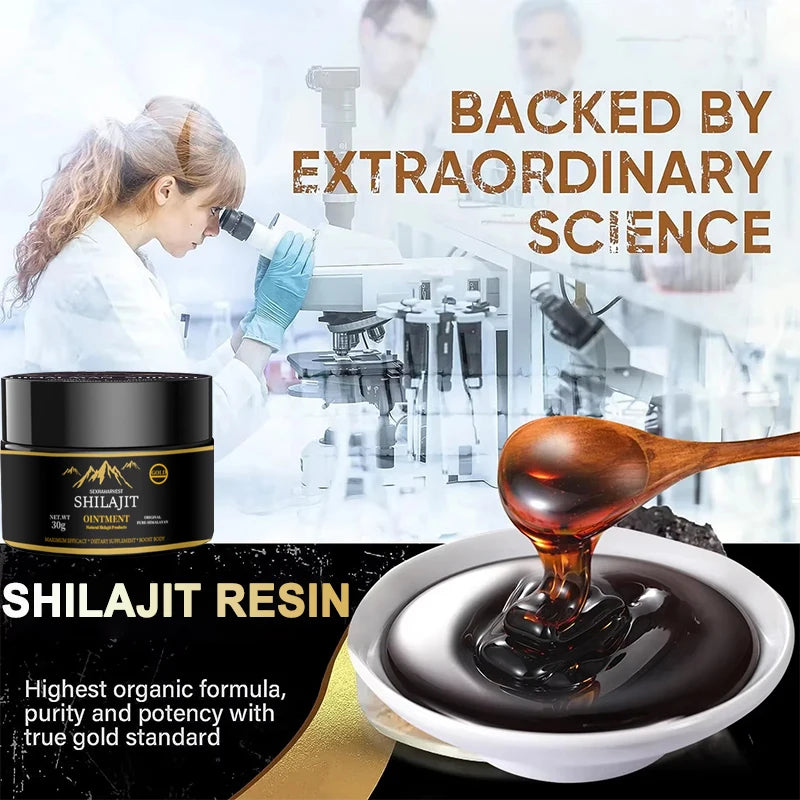 Original Himalayan Shilajit Resin,Natural Pure Shilajit Resin with Fulvic Acid,For Immune Health E jaculation,85+ Trace Mineral