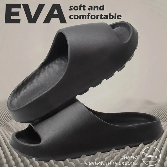 SHOP EASY™ Coconut Cloud Thick-soled  Soft Bottom Beach EVA slides