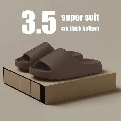 SHOP EASY™ Coconut Cloud Thick-soled  Soft Bottom Beach EVA slides