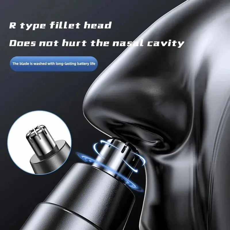 SHOP EASY™ Black Electric Nose and ear Hair Trimmer