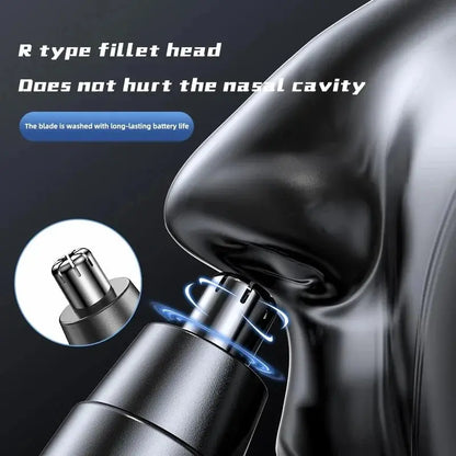 SHOP EASY™ Black Electric Nose and ear Hair Trimmer
