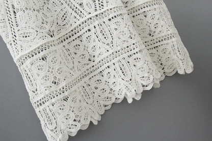 SHOP EASY™ Cotton Crochet Tank Top Sexy Knitted Hollow Out Vest Crop Top for Women