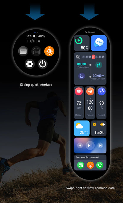 2025 New GPS Sports NFC Fashion Smartwatch Men's 1.85 "AMOLED Screen Heart Rate Blood Pressure Health Smart Watch For Huawei IOS