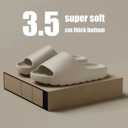 SHOP EASY™ Coconut Cloud Thick-soled  Soft Bottom Beach EVA slides
