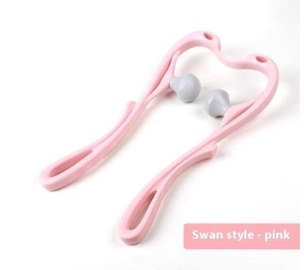 SHOP EASYMultifunctional Manual Six-wheel Neck Massager Massage Relieve Roller Massage Tool